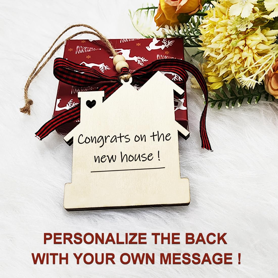New Home Ornament 2025- Housewarming Gifts New Home, New House New Beginning, House Warming Gift for Women, Couple, homeowners, New Home Gift Ideas - First Home Christmas Ornament 2025