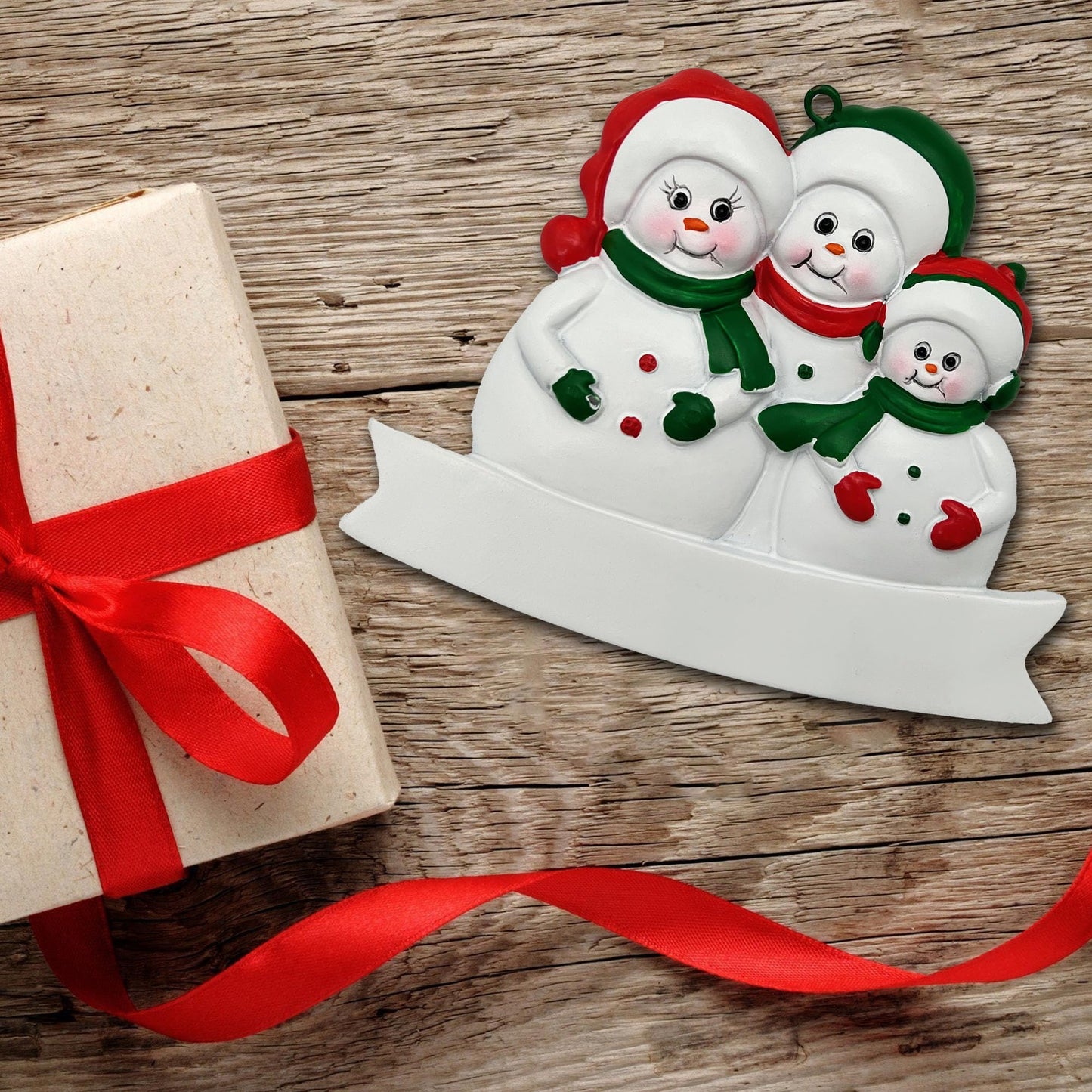 CHEERZEER CUSTOMIZE Grandparents & Grandkid Christmas Ornament - Personalized Grandson & Granddaughter Ornament - First Christmas as Grandparents